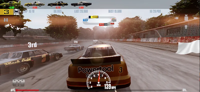Скриншот Stock Car Racing 3