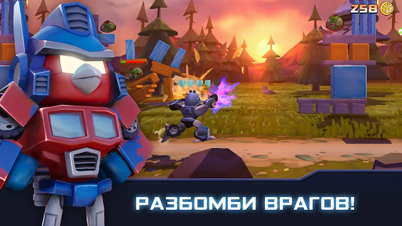 Скриншот Angry Birds Transformers 6
