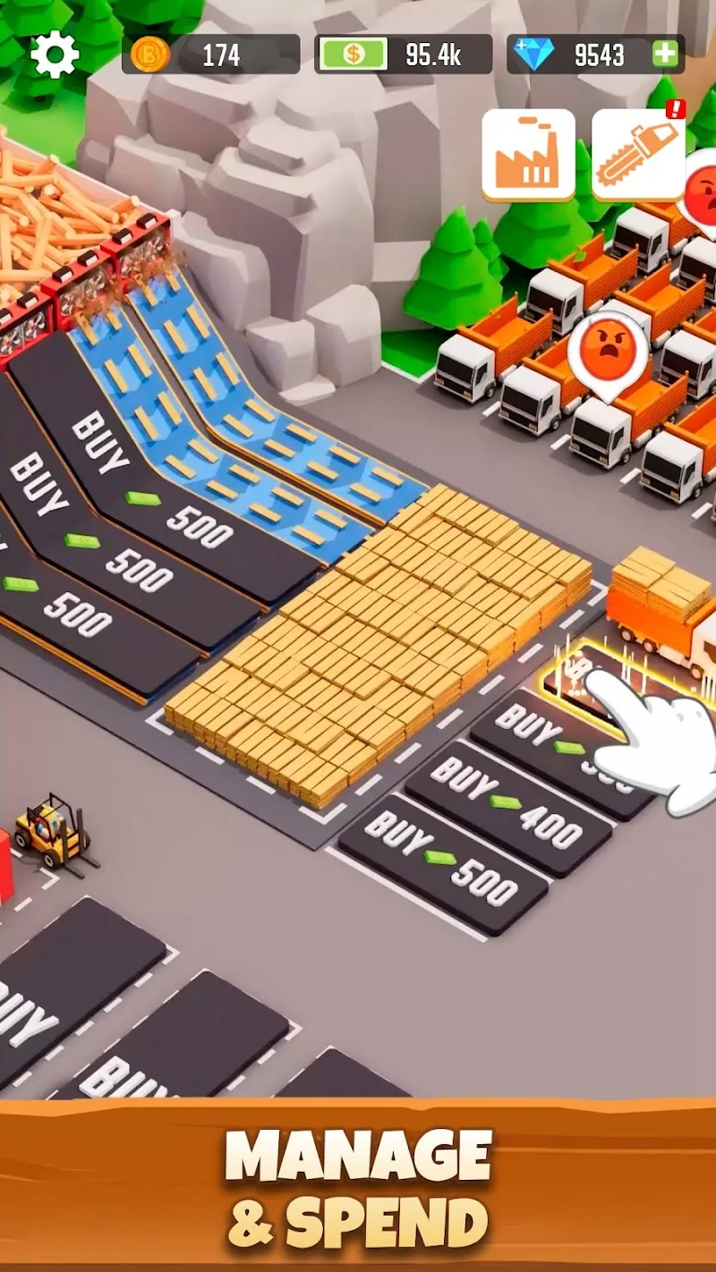 Скриншот Idle Lumber Empire 2