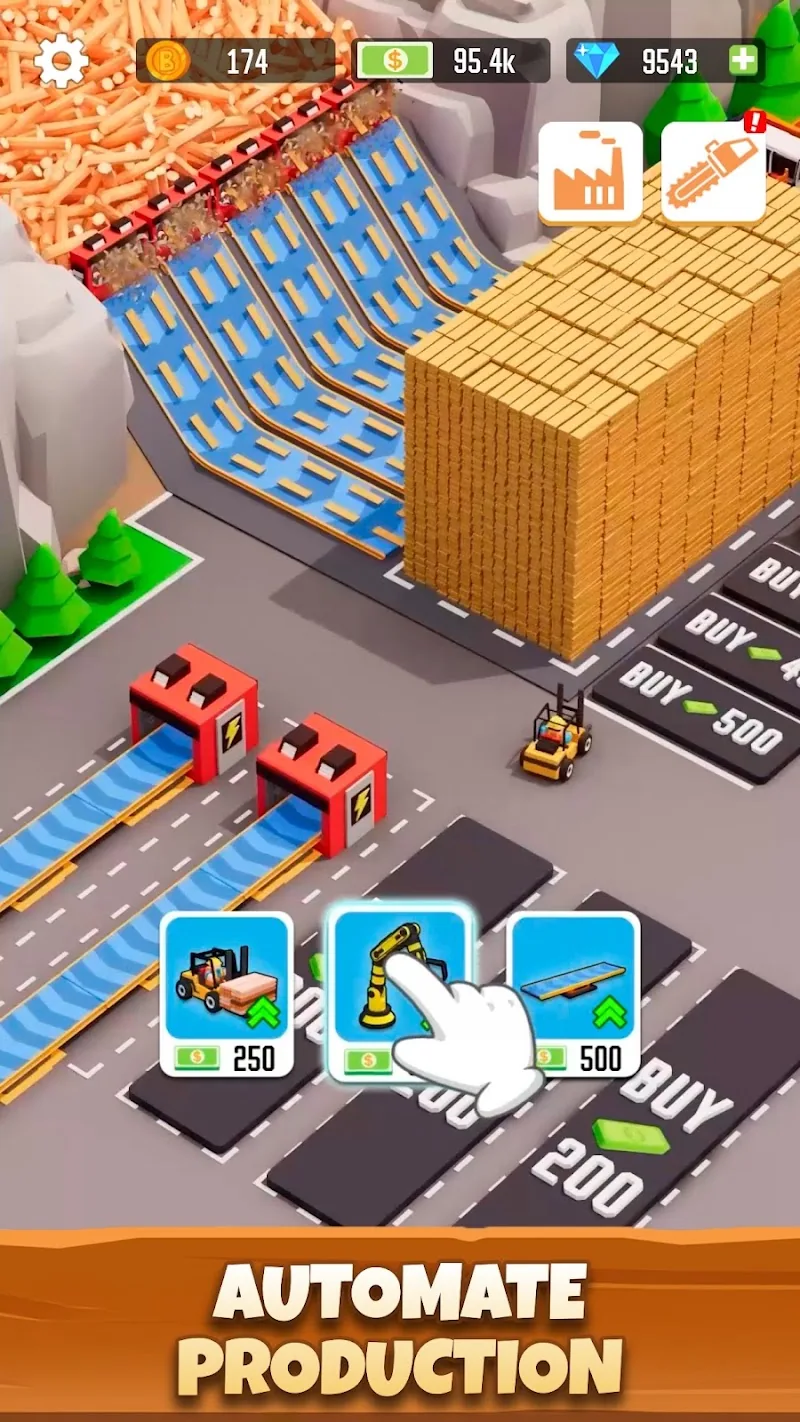 Скриншот Idle Lumber Empire 3