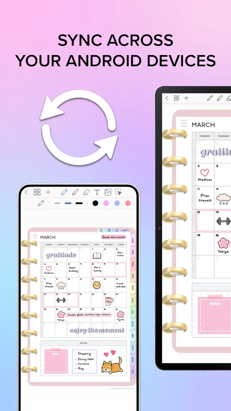 Скриншот Penly: Digital Planner & Notes 4