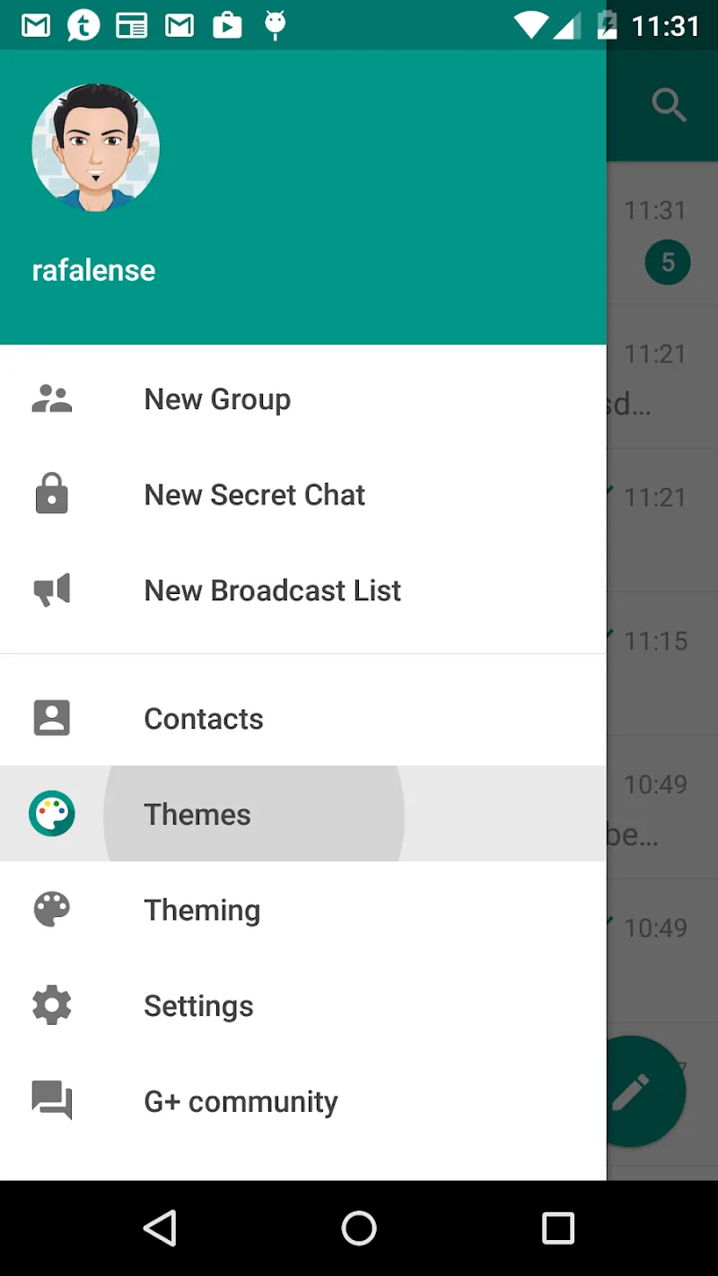 Скриншот Plus Messenger 6