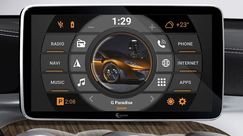 Скриншот Agama Car Launcher 3
