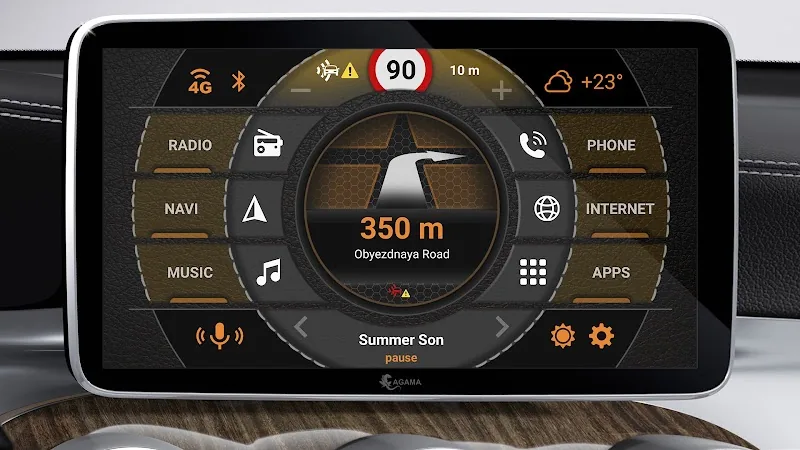 Скриншот Agama Car Launcher 4