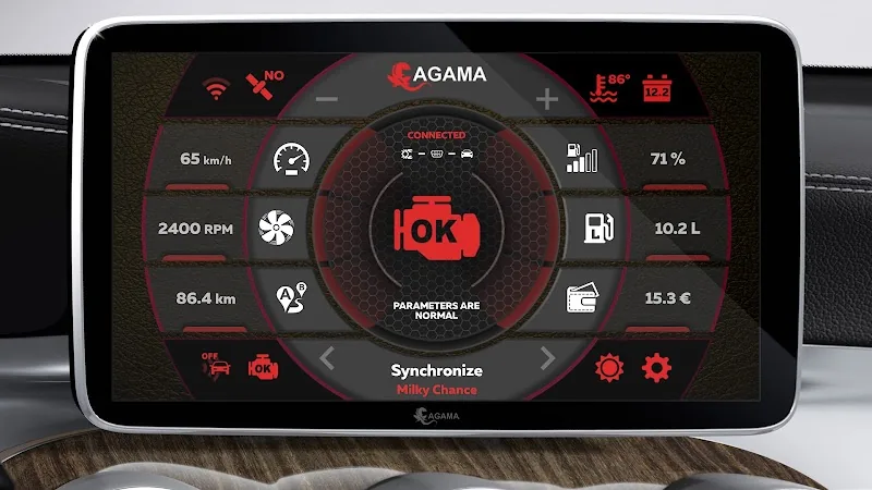 Скриншот Agama Car Launcher 5